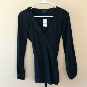Black J. Crew casual top